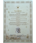 Jazz net (Сетка-джаз) - certificate