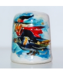 Witch hand-painted