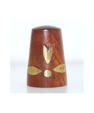 Wooden with golden flower