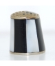 Mother-of-pearl black and white stripes