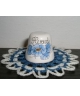 Blue flowers from Herend