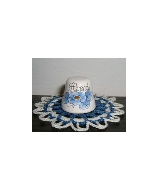 Blue flowers from Herend