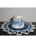 Blue flowers from Herend