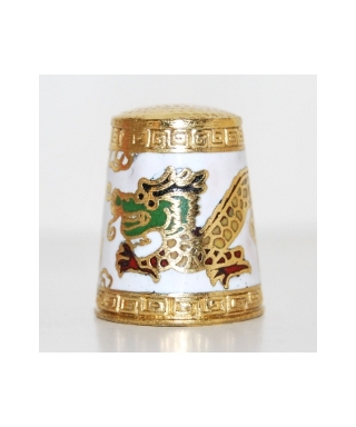 White Chinese dragon