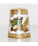 White Chinese dragon