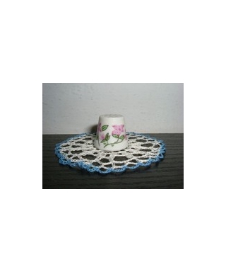 Pink flowers half-thimbles