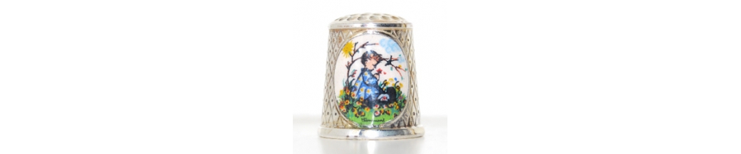 Authentic M. I. Hummel Thimble Collection (12/12)